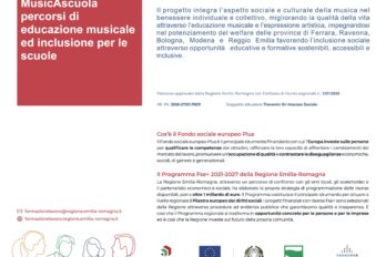 MusicAscuola – percorsi di educazione musicale ed inclusione per le scuole 2026